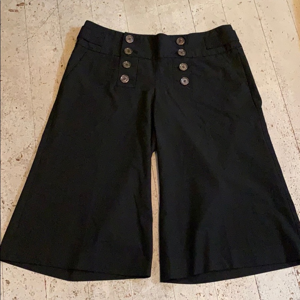The Limited black crop gauchos